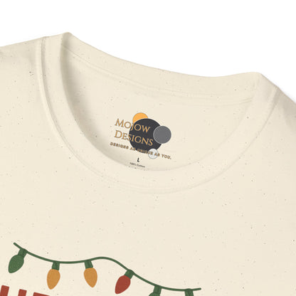 Christmas Lights & Comfy Nights T-Shirt — Cozy Holiday Graphic Tee