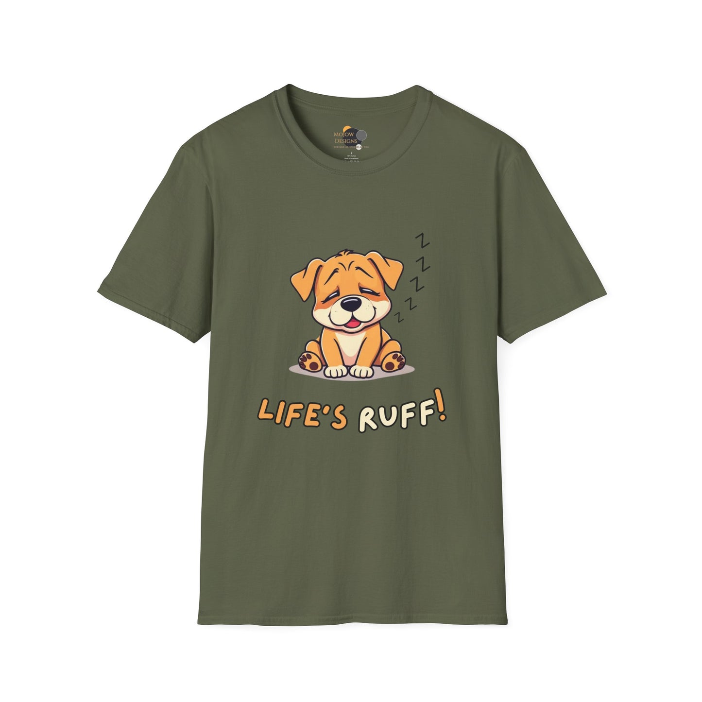 Cute Dog Tee - Life's Ruff! Unisex T-Shirt, Pet Lover Gift, Casual Wear, Funny Dog Shirt, Dog Mom/Dad Gift