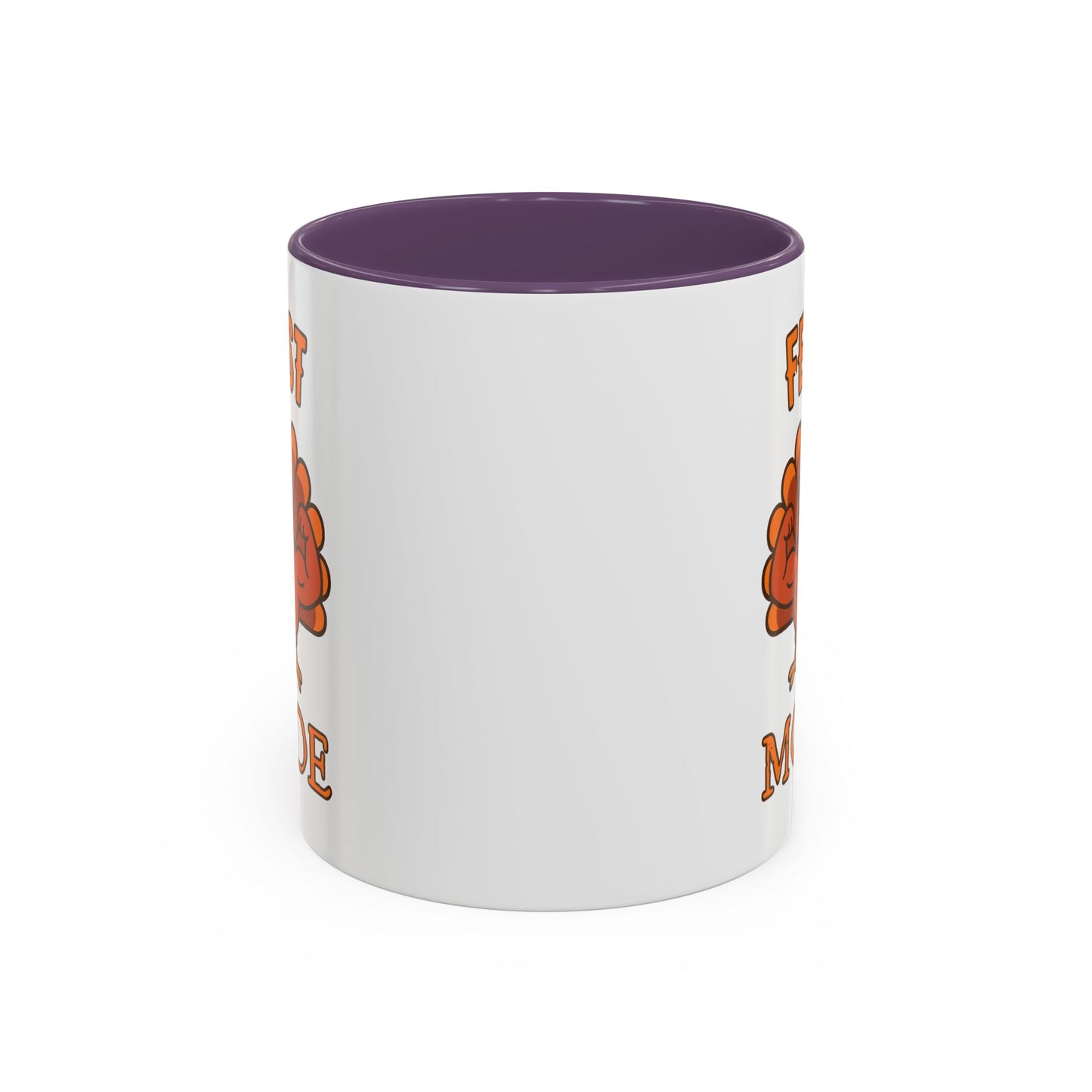 Thanksgiving Feast Mode Coffee Mug, Fun Turkey Mug, Holiday Coffee Cup, Unique Gift for Food Lovers, Fall Celebration Drinkware