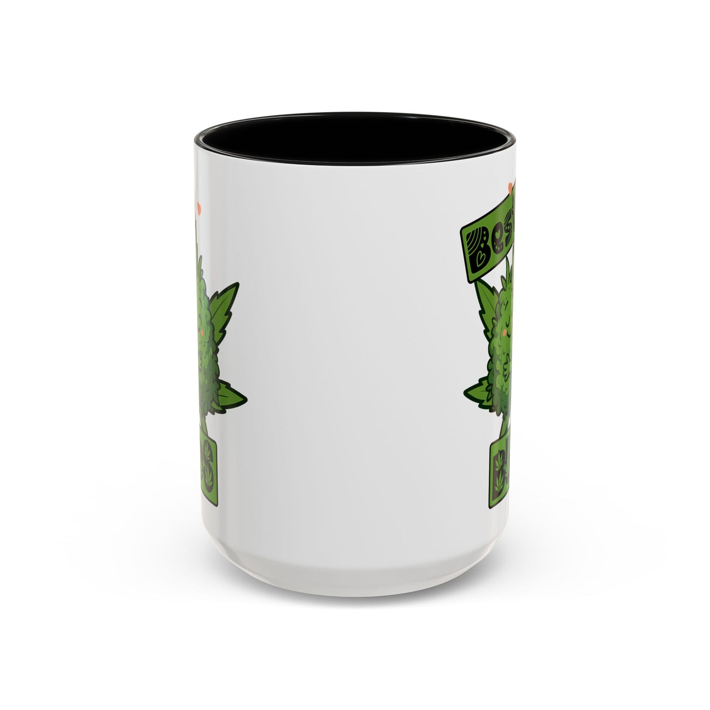 Best Buds Accent Coffee Mug, Cute Plant Mug, Gift for Plant Lovers, Pothead Gifts, Cannabusiness Mug