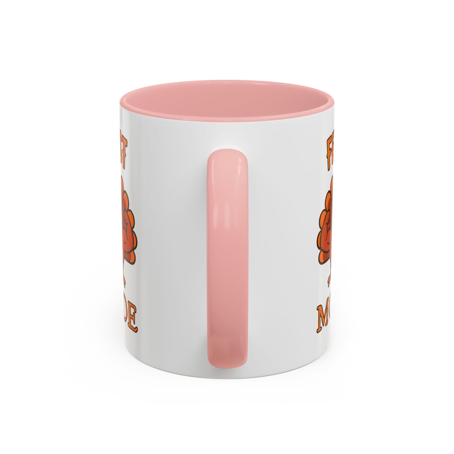 Thanksgiving Feast Mode Coffee Mug, Fun Turkey Mug, Holiday Coffee Cup, Unique Gift for Food Lovers, Fall Celebration Drinkware