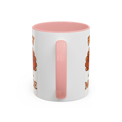 Thanksgiving Feast Mode Coffee Mug, Fun Turkey Mug, Holiday Coffee Cup, Unique Gift for Food Lovers, Fall Celebration Drinkware