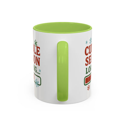 Cuddle Season Loading Coffee Mug — Holiday Hot Cocoa Gift Christmas