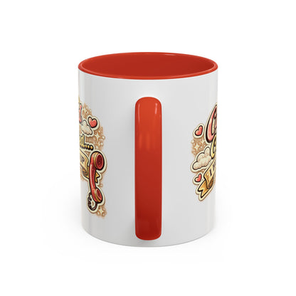 Cupid Called... I Hung Up Coffee Mug — Funny Valentine’s Day Accent Mug