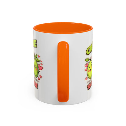 Olive You So Much Accent Coffee Mug, Valentines Day