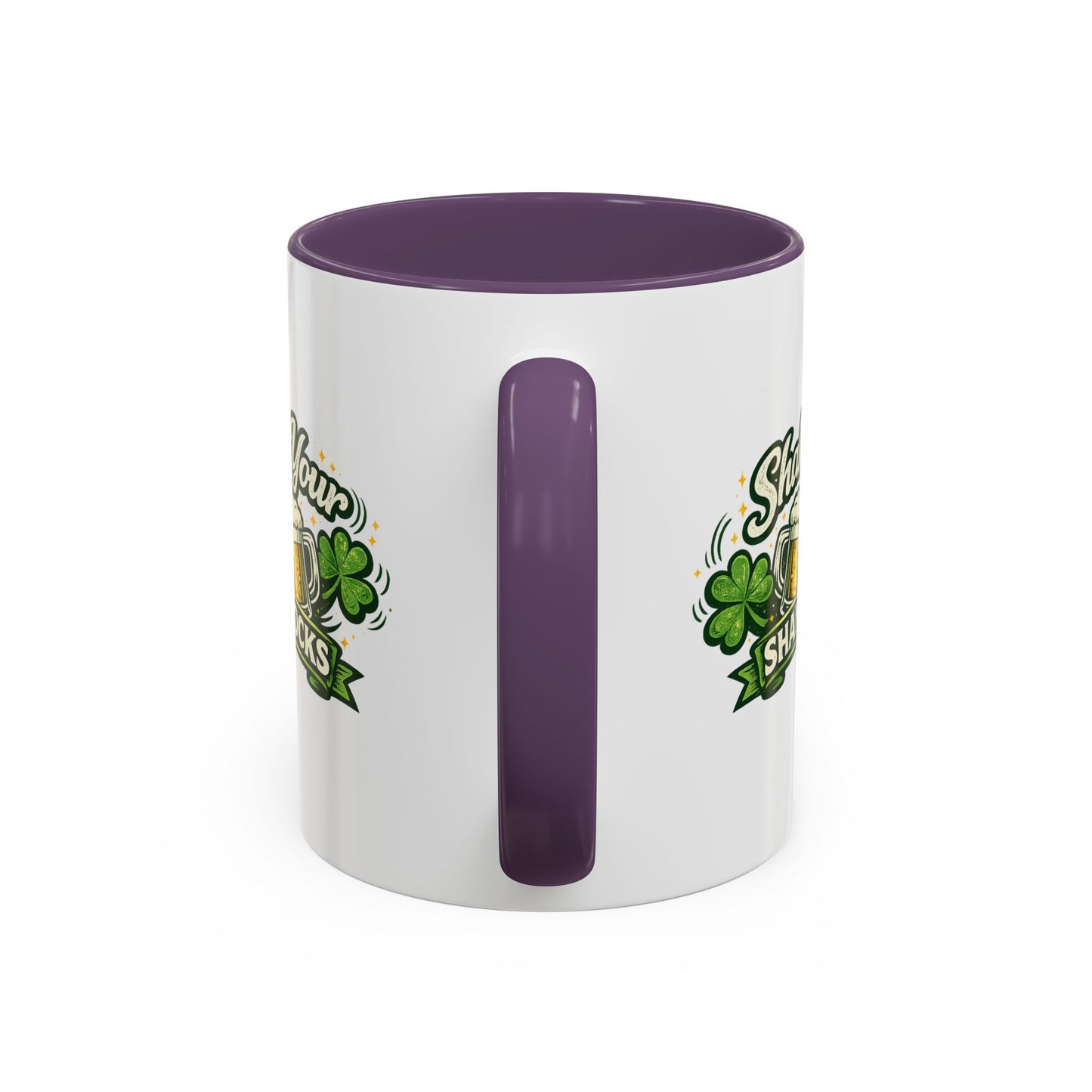 Shake Your Shamrocks Coffee Mug — St. Patrick's Day Beer & Shamrock Accent Mug