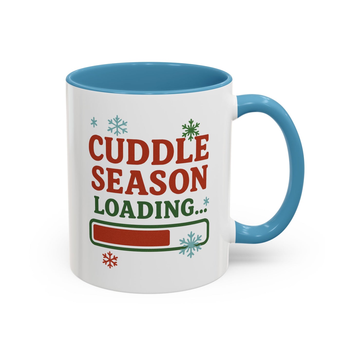 Cuddle Season Loading Coffee Mug — Holiday Hot Cocoa Gift Christmas