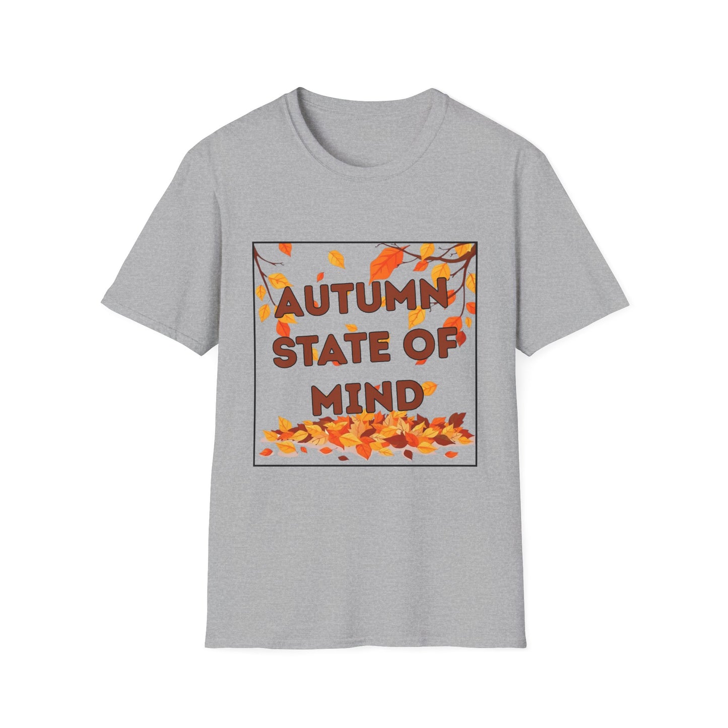 Autumn State of Mind T-Shirt, Unisex Tee, Fall Fashion, Seasonal Wear, Cozy Autumn Style, Perfect Gift for Thanksgiving