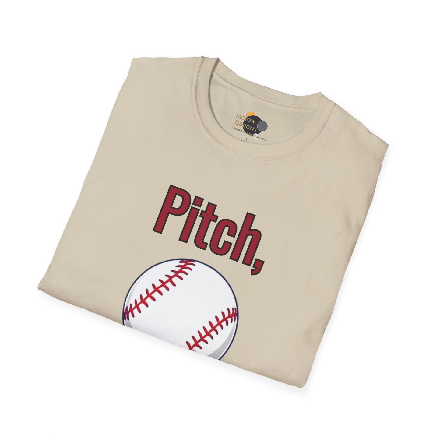 Baseball-Themed Unisex Softstyle T-Shirt, Perfect for Game Days, Sporty Gift, Summer Casual Wear, Unique Baseball Fan Apparel
