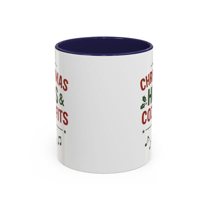 Christmas Hits & Cozy Fits Coffee Mug — Holiday Music & Cozy Outfit Gift