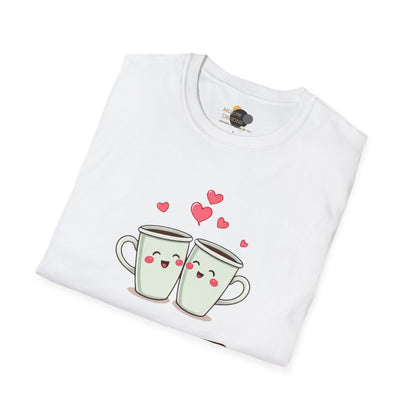 Love You a Latte Unisex T-Shirt, Cute Coffee Shirt, Valentine's Day Gift, Coffee Lover Tee, Fun Graphic Tee