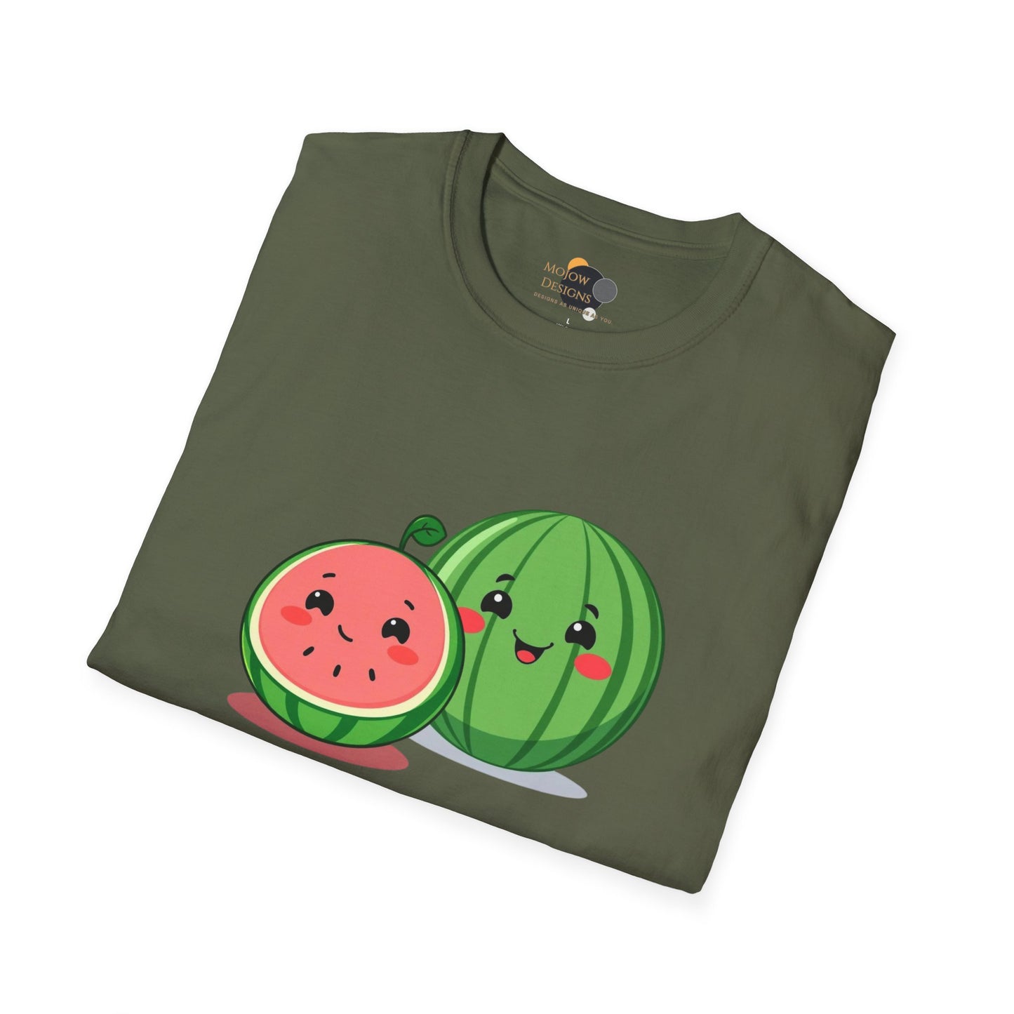 Funny Watermelon T-Shirt, Cute Summer Gift, Unisex Tee, Birthday Gift, Friendship Shirt, Cute Fruit Tee