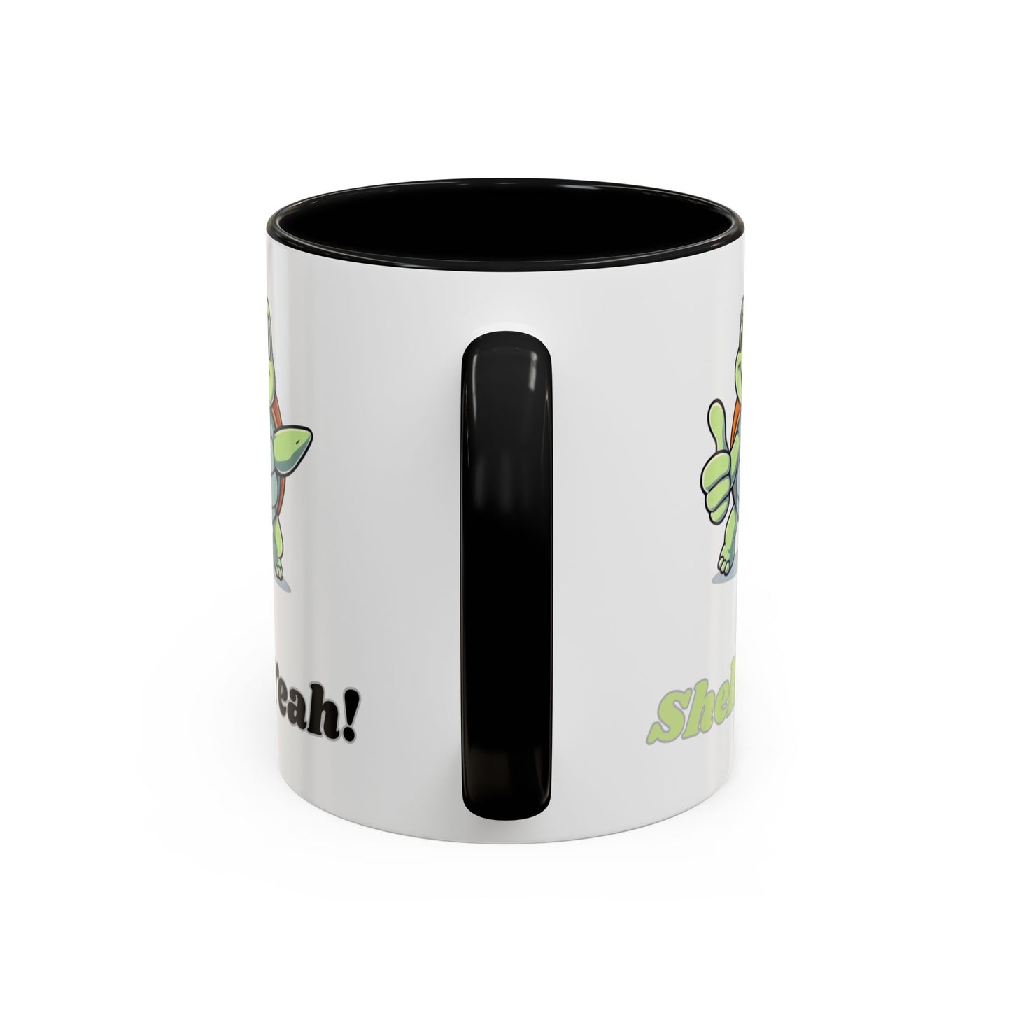 Cheerful Coffee Mug, Shell Yeah! Turtle Mug, Fun Gift for Kids, Cute Kitchen Decor, Positive Vibe Cup, Animal Lover Gift