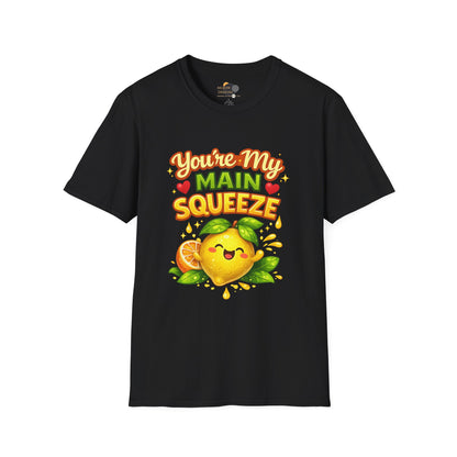 You’re My Main Squeeze T-Shirt — Cute Lemon Pun Graphic Tee for Couples & Valentine’s Day