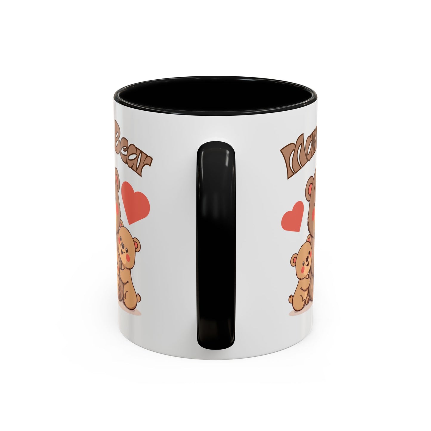 Mama Bear Accent Coffee Mug – Perfect Gift for Moms, Cute Bear Design, Tea or Coffee Lover, Mother’s Day, Birthday, Baby Shower