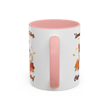 Cozy Fall Coffee Mug, Autumn Vibes, Perfect Gift for Coffee Lovers, Thanksgiving Decor, Seasonal Drinkware