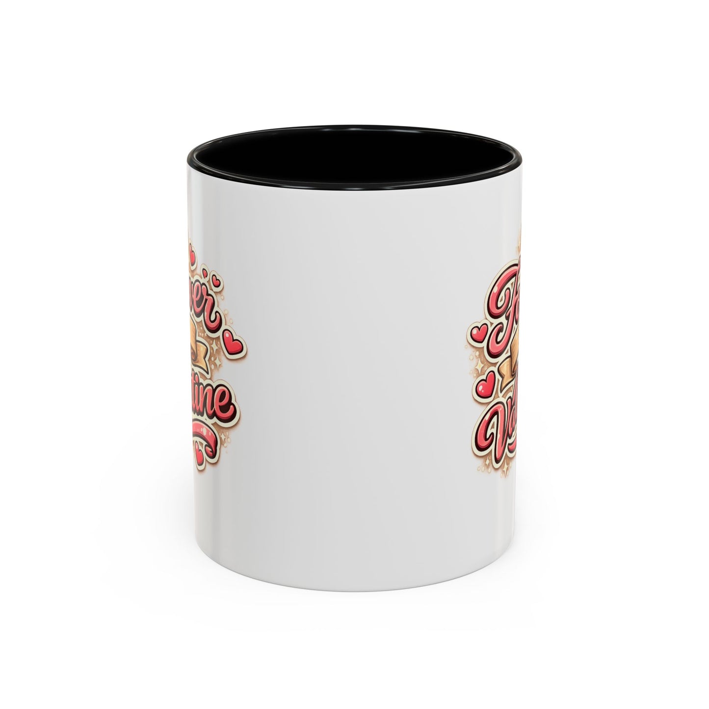 Forever My Valentine Accent Coffee Mug – Romantic Valentine’s Day Gift