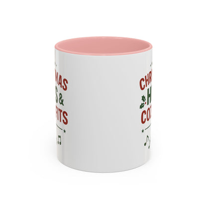 Christmas Hits & Cozy Fits Coffee Mug — Holiday Music & Cozy Outfit Gift