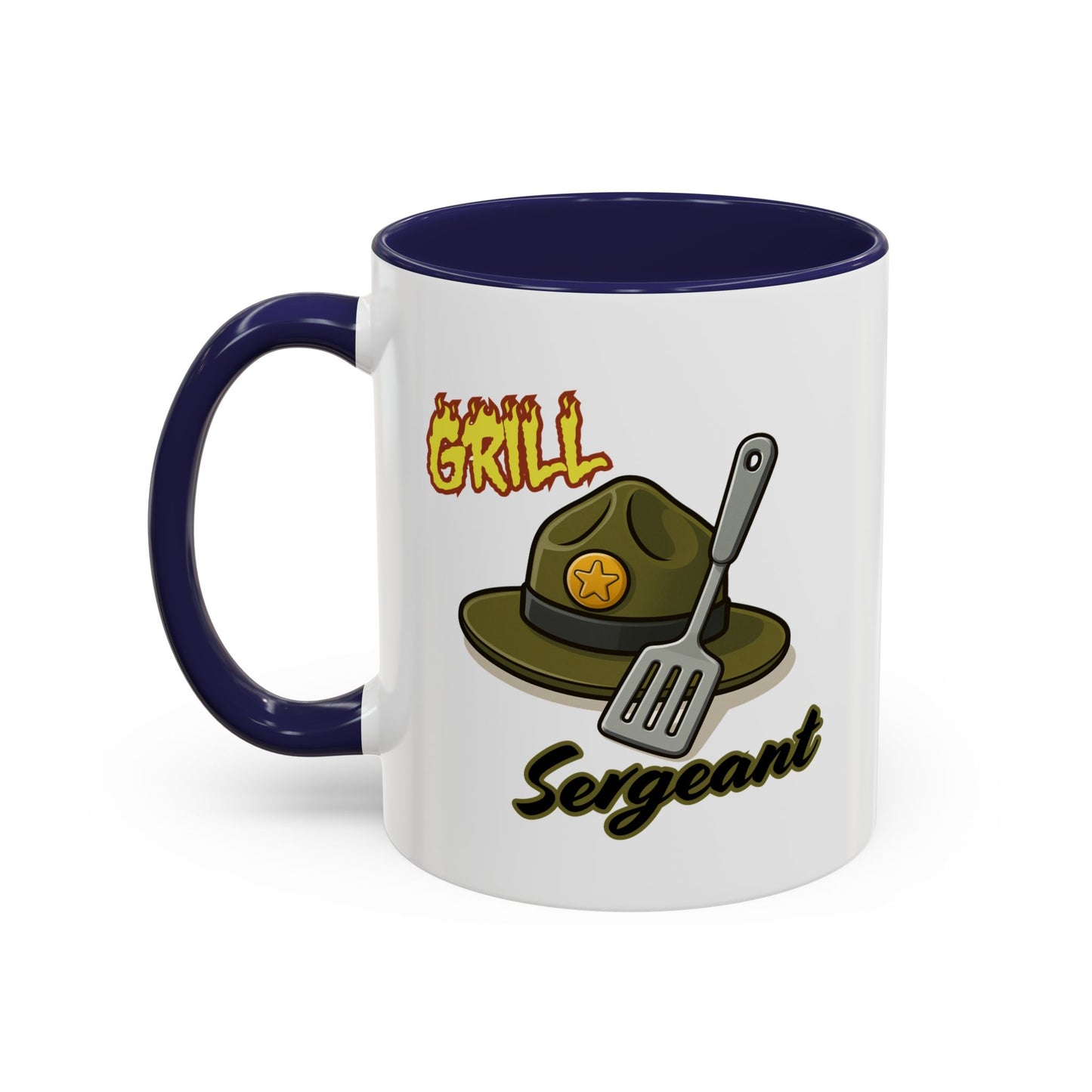 Grill Sergeant Coffee Mug | Funny Cooking Gift | Dad Mug | BBQ Lover Gift | Kitchen Decor | Father's Day Gift