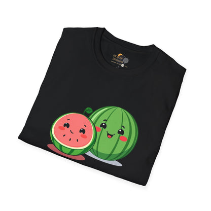 Funny Watermelon T-Shirt, Cute Summer Gift, Unisex Tee, Birthday Gift, Friendship Shirt, Cute Fruit Tee