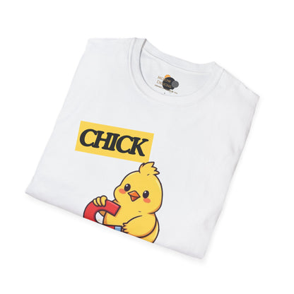 Chick Magnet T-Shirt, Cute Unisex Tee, Funny Gift for Kids or Adults, Spring and Easter Apparel, Softstyle Graphic Shirt