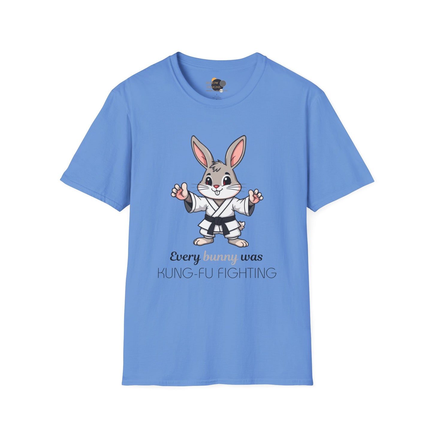 Every Bunny Was Kung-Fu Fighting T-Shirt, Unisex Martial Arts Tee, Funny Animal Shirt, Easter Apparel, Gift for Kids and Adults, Spring Time