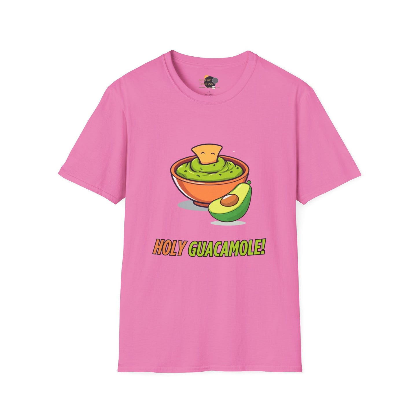 Holy Guacamole Avocado T-Shirt, Funny Graphic Tee, Unisex Softstyle Shirt, Perfect Gift, Casual Wear, Foodie Apparel