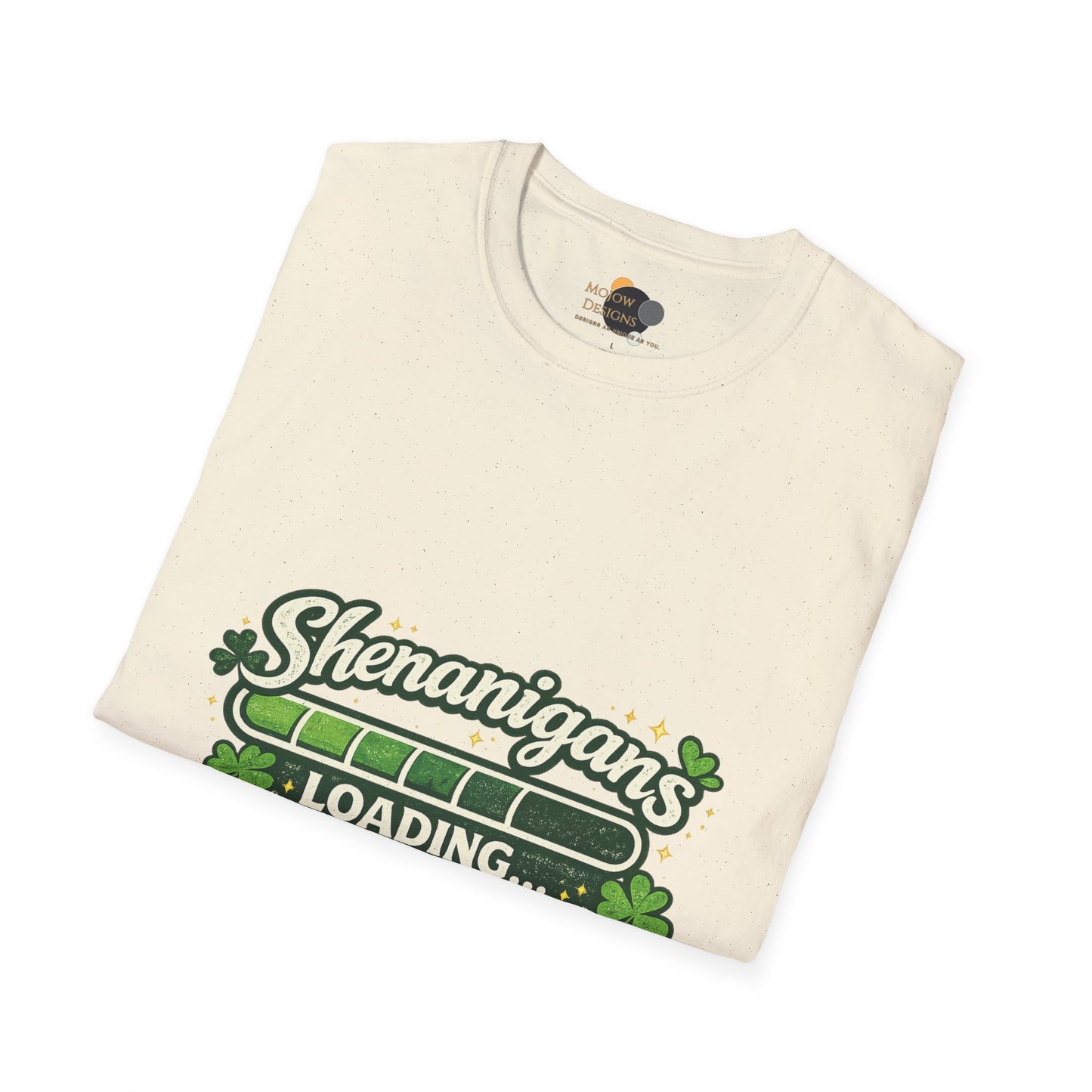 Shenanigans Loading Shamrock T-Shirt — Funny St. Patrick’s Day Tee