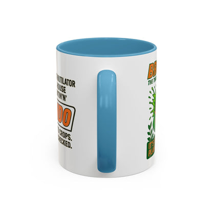 Brondo Accent Coffee Mug - Funny Gift for Coffee Lovers, Unique Office Mug, Gag Gift for Friends, Quirky Kitchenware, Novelty Drinkware