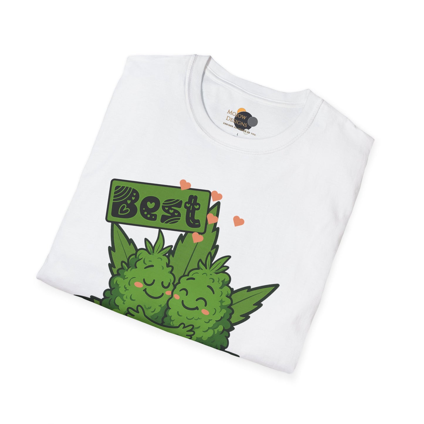 Best Buds Unisex Softstyle T-Shirt, Funny Marijuana Tee, Gift for Stoner Friends, Cannabis Lovers Apparel, 420 Celebration Shirt
