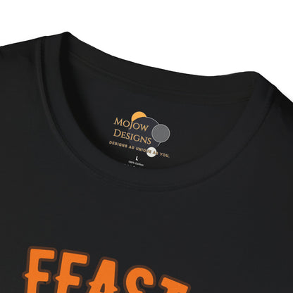 Thanksgiving Feast Mode T-Shirt | Unisex Softstyle Tee for Holiday Celebrations, Thanksgiving Gift, Family Gatherings, Cozy Vibe, Fall