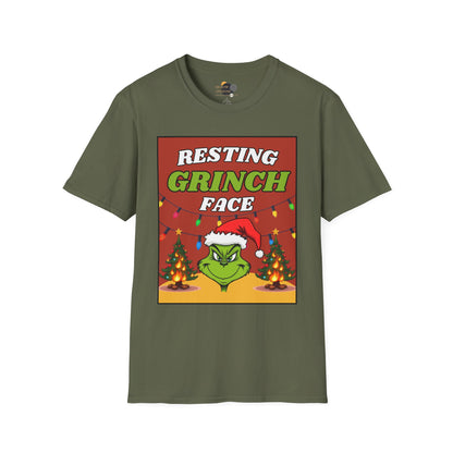 Grinch 'Resting Grinch Face' Christmas T‑Shirt