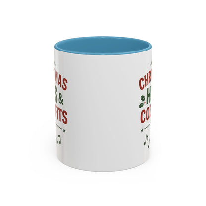 Christmas Hits & Cozy Fits Coffee Mug — Holiday Music & Cozy Outfit Gift