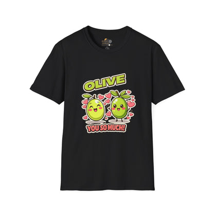 Olive You So Much T-Shirt — Cute Kawaii Olive Couple Valentine Tee