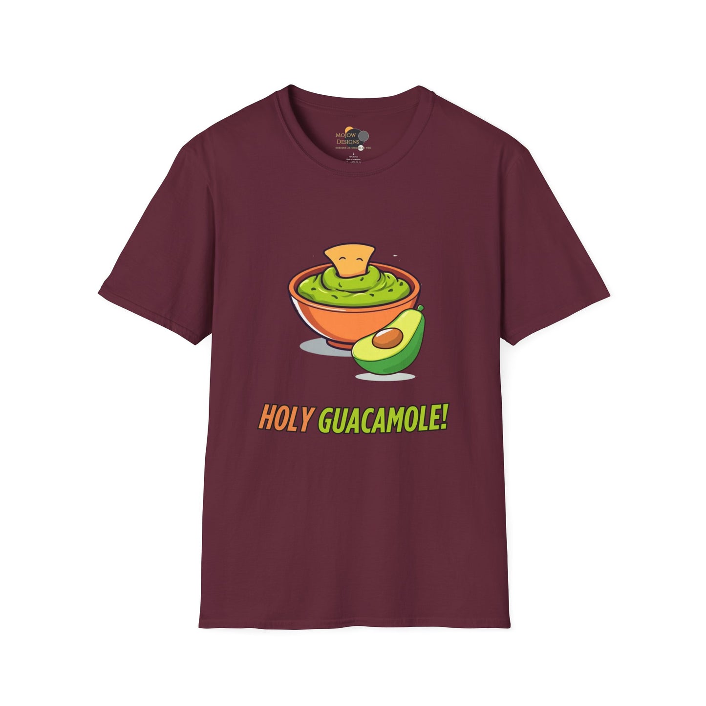 Holy Guacamole Avocado T-Shirt, Funny Graphic Tee, Unisex Softstyle Shirt, Perfect Gift, Casual Wear, Foodie Apparel