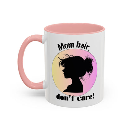 Mom Hair Coffee Mug - Stylish Gift for Moms, Caffeinated Humor Mug, Cute Kitchen Decor, Sweet Gift for Mother's Day, Funny Coffee Cup