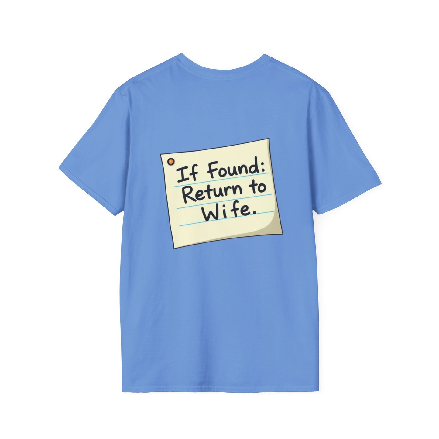 Return To Wife T-Shirt, Funny Husband Shirt, Gift for Him, Humor Apparel, Quirky Tee, Anniversary Present, Casual Wear