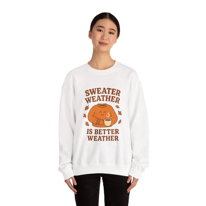 Cozy Fall Crewneck Sweatshirt - Perfect for Autumn Vibes, Gift for Friends, Seasonal Style, Pumpkin Spice Lovers, Cozy Weather Fashion