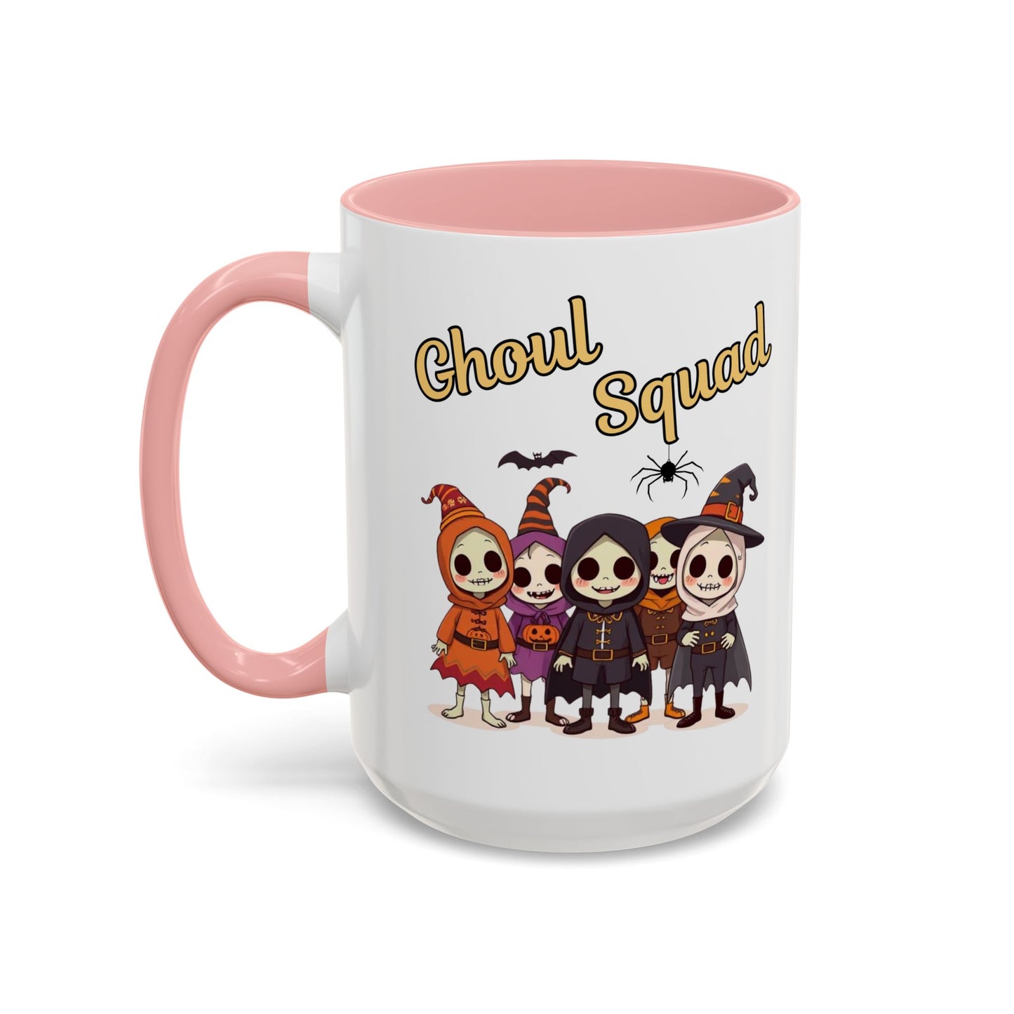 Ghoul Squad Coffee Mug - Perfect for Halloween Parties, Trick-or-Treating, or Everyday Use - Fun Spooky Gift, Holiday Decor, Novelty Mug, Fall