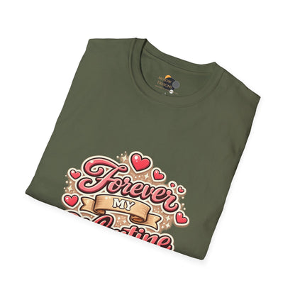 Forever My Valentine Retro Hearts T-Shirt