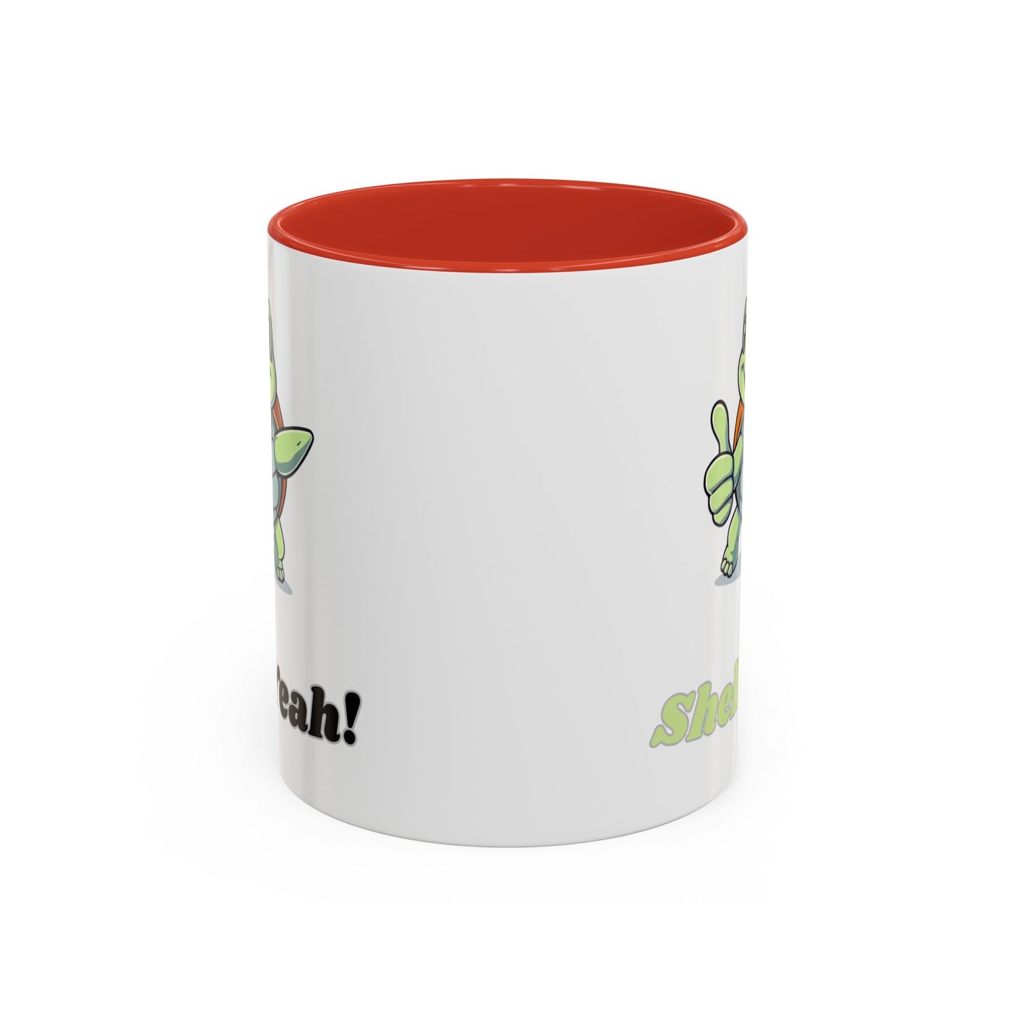 Cheerful Coffee Mug, Shell Yeah! Turtle Mug, Fun Gift for Kids, Cute Kitchen Decor, Positive Vibe Cup, Animal Lover Gift
