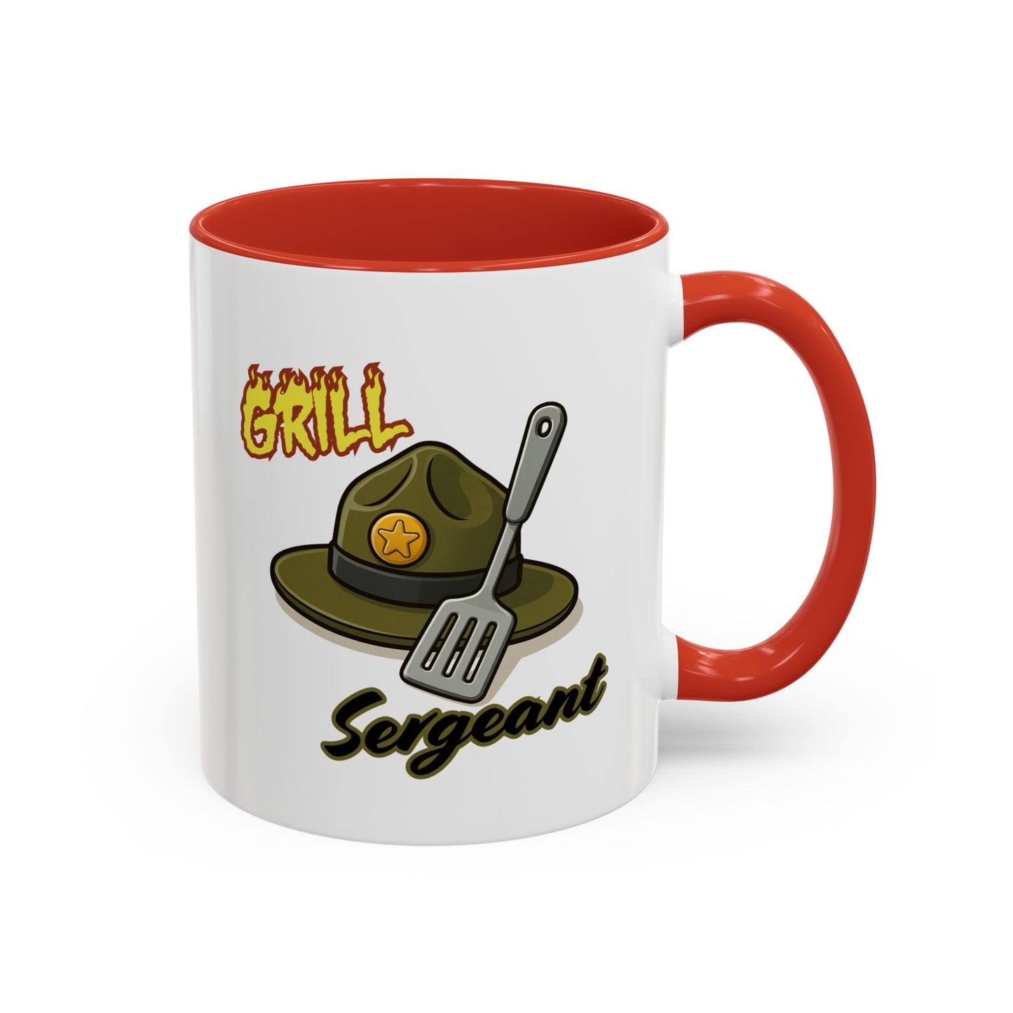 Grill Sergeant Coffee Mug | Funny Cooking Gift | Dad Mug | BBQ Lover Gift | Kitchen Decor | Father's Day Gift