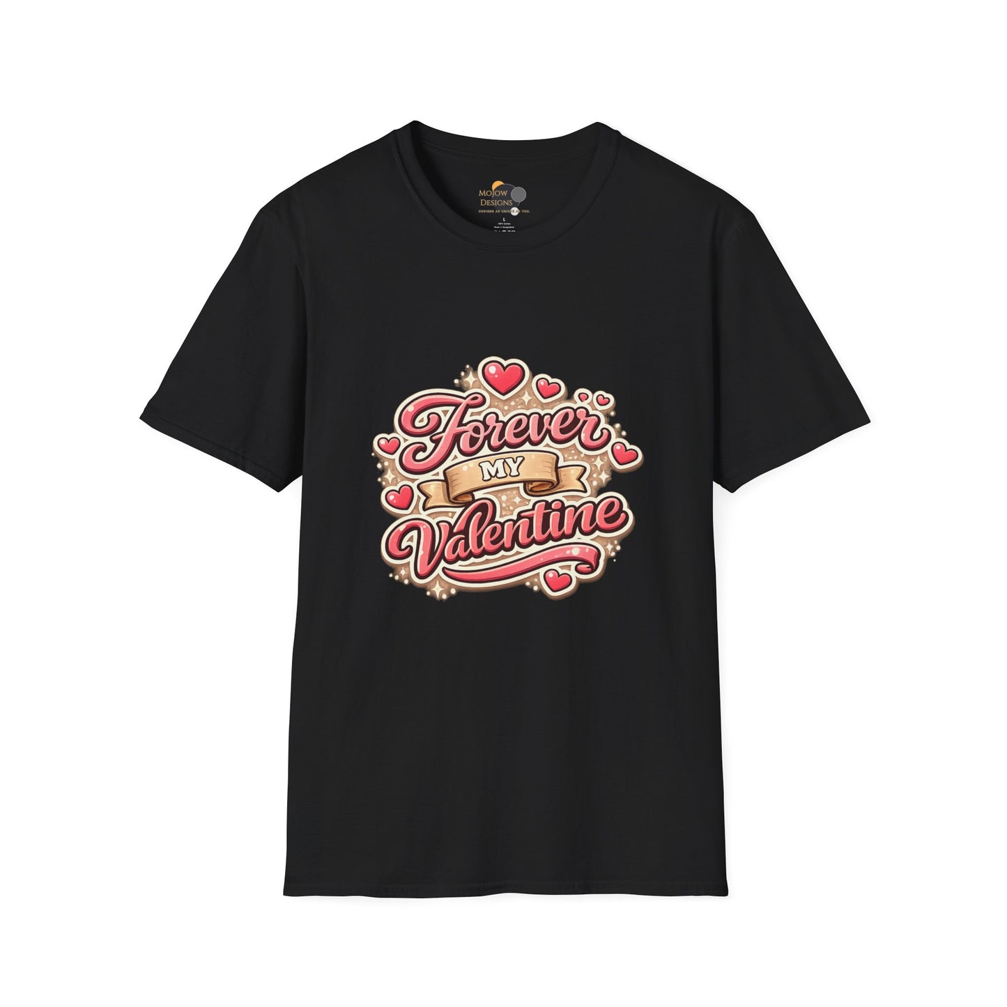 Forever My Valentine Retro Hearts T-Shirt