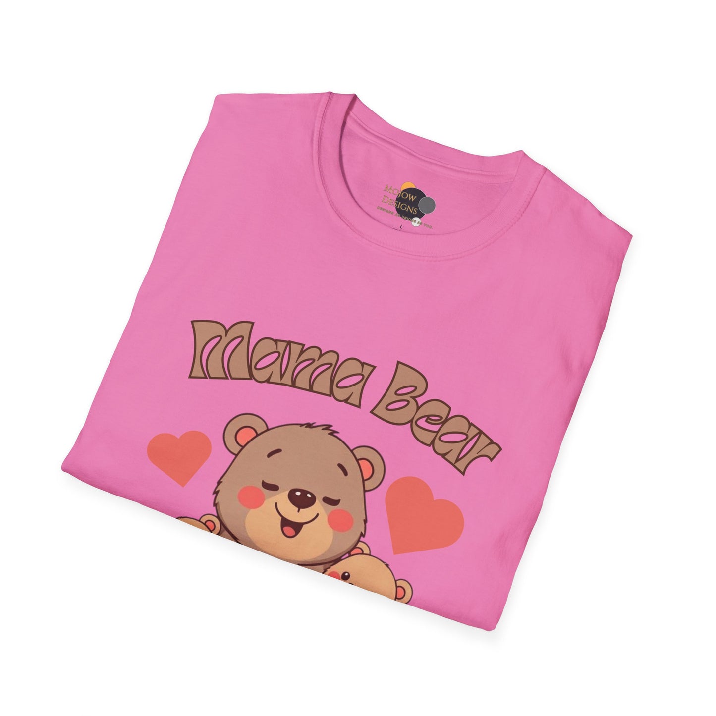 Mama Bear Family T-Shirt - Cute Graphic Tee for Moms, Perfect Gift for Mother's Day, Family Gatherings, Birthdays, Animal Lovers