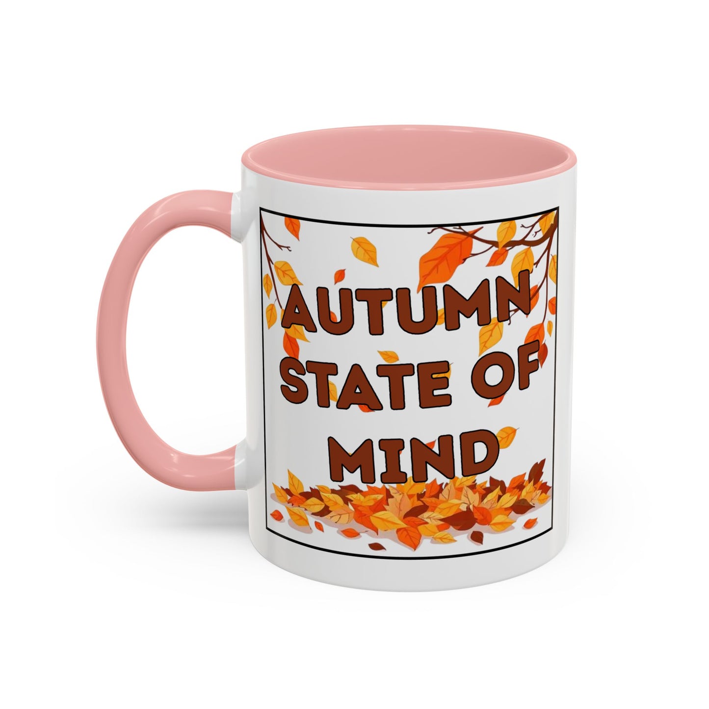 Autumn State of Mind Coffee Mug, Fall Decor Mug, Seasonal Gift, Cozy Beverage Mug, Halloween Coffee Cup, Pumpkin Spice Lover Gift