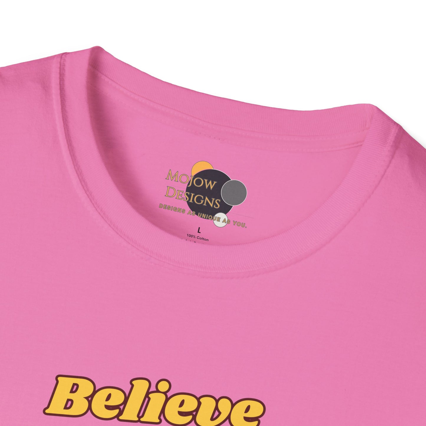Believe & Achieve Motivational T-Shirt, Unisex Casual Tee, Perfect for Achievers, Gift for Graduations, Sports Events, or Daily Inspiration