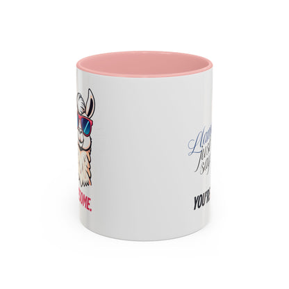 Llama Coffee Mug - Funny Llama Mug, Accent Mug, Gift for Coffee Lovers, Unique Llama Gifts, You're Awesome Mug