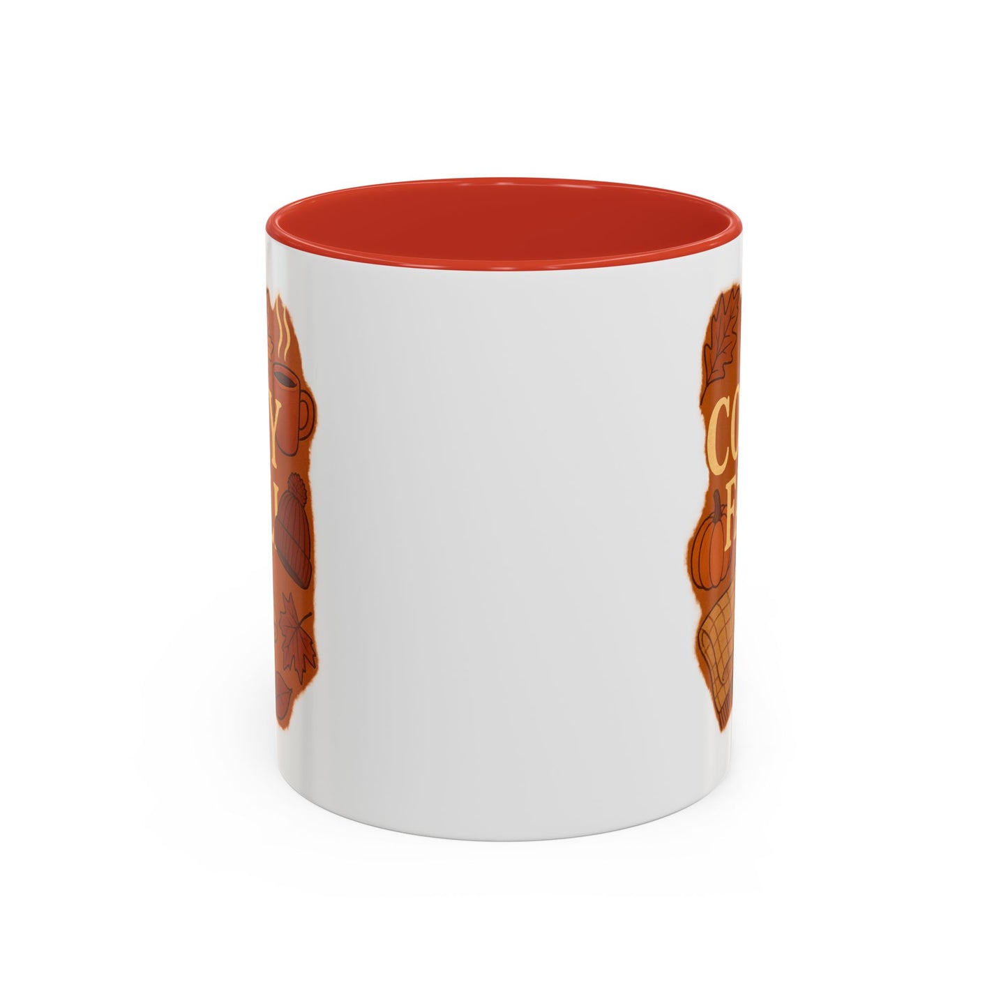 Cozy Fall Accent Coffee Mug | Seasonal Drinkware | Autumn Vibes | Perfect Gift for Fall | Home Decor | Coffee Lover's Companion