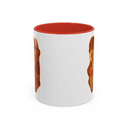 Cozy Fall Accent Coffee Mug | Seasonal Drinkware | Autumn Vibes | Perfect Gift for Fall | Home Decor | Coffee Lover's Companion