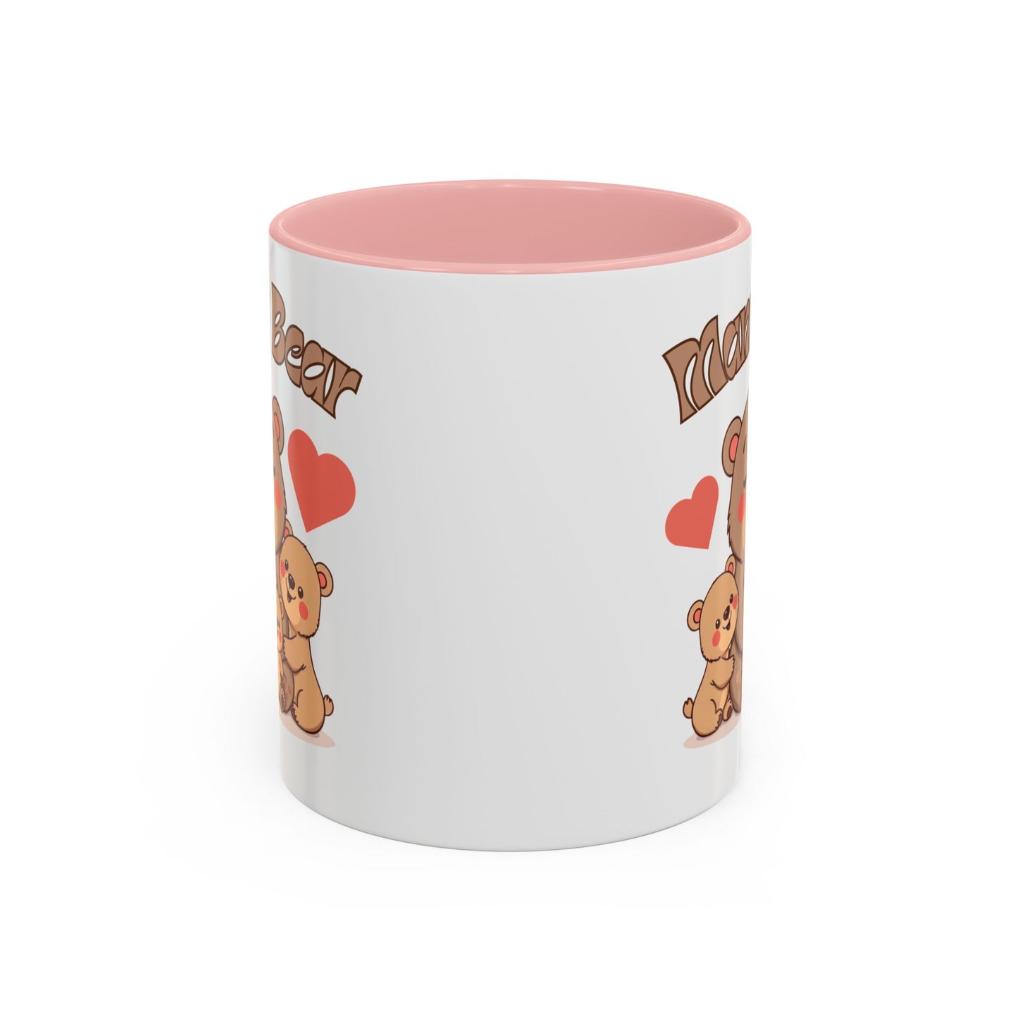 Mama Bear Accent Coffee Mug – Perfect Gift for Moms, Cute Bear Design, Tea or Coffee Lover, Mother’s Day, Birthday, Baby Shower